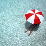 Man in Water Malediven